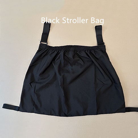 Application of black  stroller bag