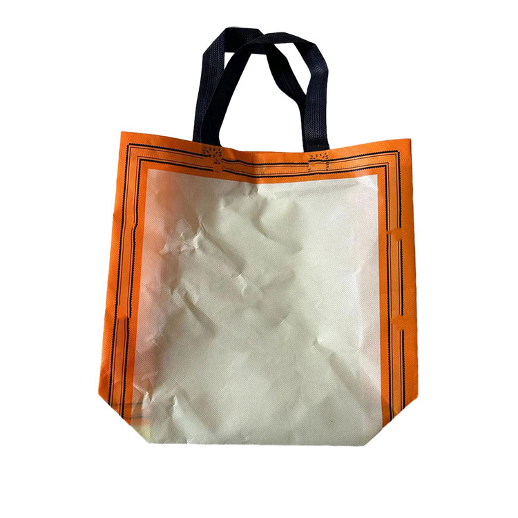 What are the safety precautions for using water-resistant shopping bags?